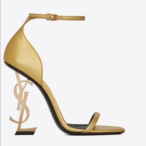 YSL golden sandal